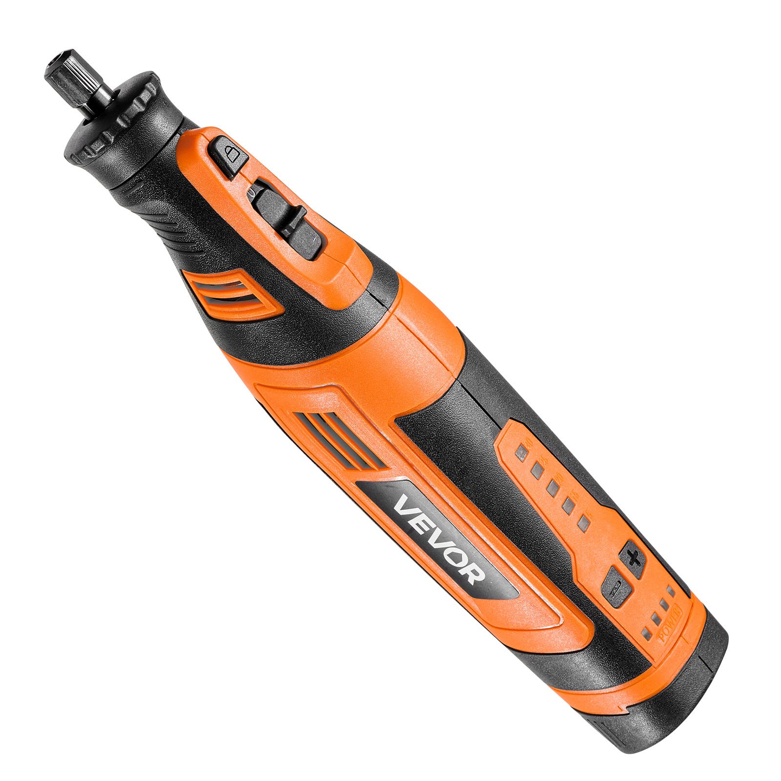 VEVOR Kit di Utensili Rotanti Senza Fili da 136 Pezzi, Mini Utensile Rotante Portatile DC8V, 5 Velocità 5000-30000 giri/min. Strumenti Fai da Te Multiuso per Incisione, Levigatura, Lucidatura