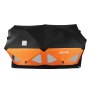VEVOR Tenda da Pesca Invernale per 8-10 Persone Misure 4,11 x 2,3 x 2,3 m, Isolante, Area di 10,7 m², Tessuto a 4 Strati 600D, Cubo Portatile a Forma di Hub, con Picchetti Corde Borsa per il Trasporto
