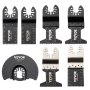 VEVOR 50x Oscillating Saw Blade Accessory Set HCS+Stainless Steel Multitool Segment Saw Blade 1-3/4 inch 1-3/8 inch 3-1/2 inch Multi-Tool Accessory Set