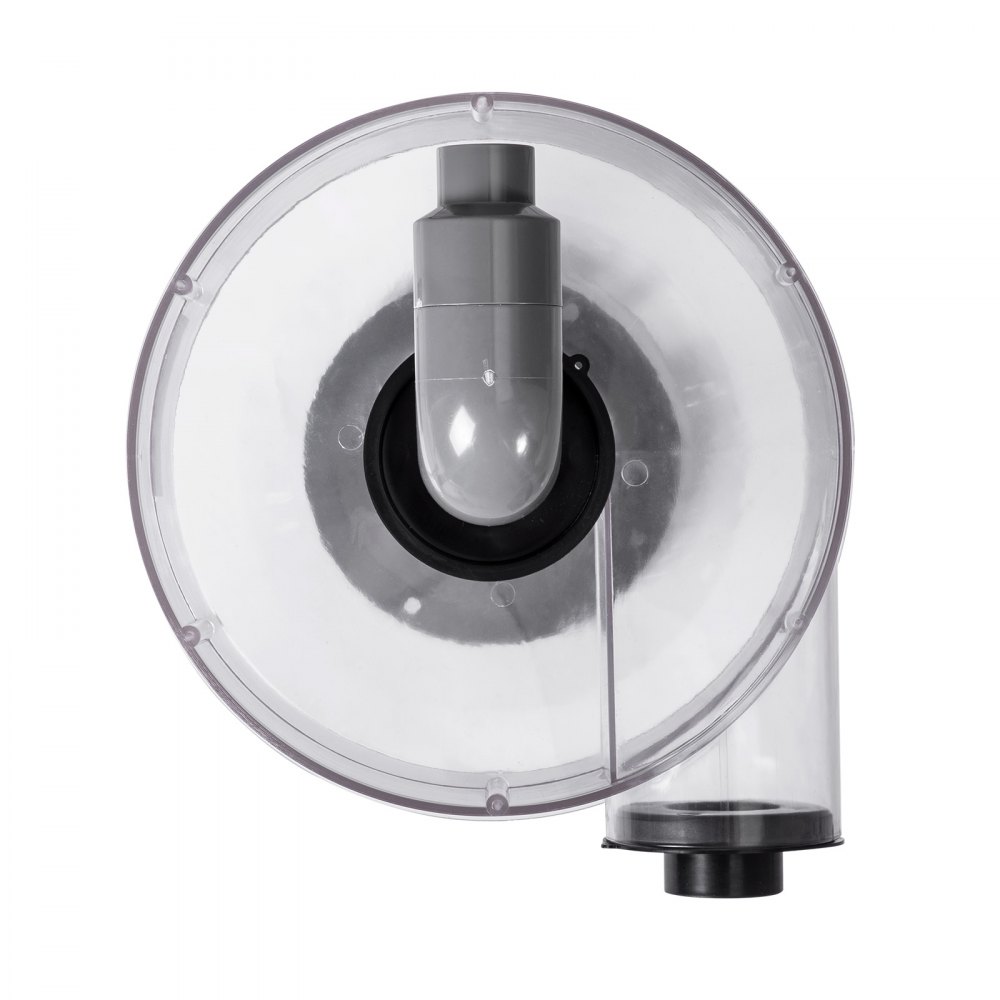 VEVOR Separatore Polveri Ciclonico, Filtro Collettore di Polveri Ciclonico in ABS da 101,6 mm, con Adattatore da 50 mm, Tubo da 2 m, per Aspirapolveri a Umido/Secco, Adatto a Serbatoio 18,9-37,85 L