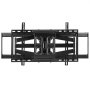VEVOR Supporto da Parete per TV 880 x 325 x 90 mm per Schermo tra 37 - 90 Pollici Capacità Massima 74,84kg, Staffa da Parete Porta TV in Acciaio al Carbonio Angolazione Regolabile, Supporto TV Murale