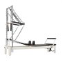 VEVOR Macchina Pilates Reformer Mezza Torre 181kg Telaio Lega di Alluminio Attrezzatura per Allenamento Forza, Flessibilità, Mobilità del Corpo, Palestra, Lunghezza 2,4 m, per Principianti, Avanzati