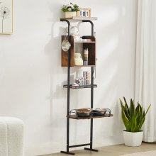 VEVOR Stazione di Alimentazione per Animali Domestici con Contenitore, Supporto Porta Alimenti 500x198x1450mm, Supporto Stazione di Alimentazione con Ripiani Portaoggetti Montaggio da Parete
