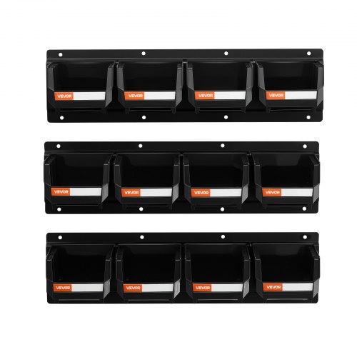 Set Organizer Da Parete Per Garage Con 51 Cassetti E 4 Pannelli – Contenitori Modulari Per Viti, Bulloni, Accessori – Dimensioni Totali 95x54 Cm