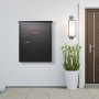 VEVOR Cassetta Postale per Pacco da Parete in Acciaio Zincato con Serratura a Codici 39x27x52,2 cm Capacità Carico 15-20 kg, Cassetta Murale per Pacchi Dimensioni max. per Pacco da 34,6x19,8x19 cm