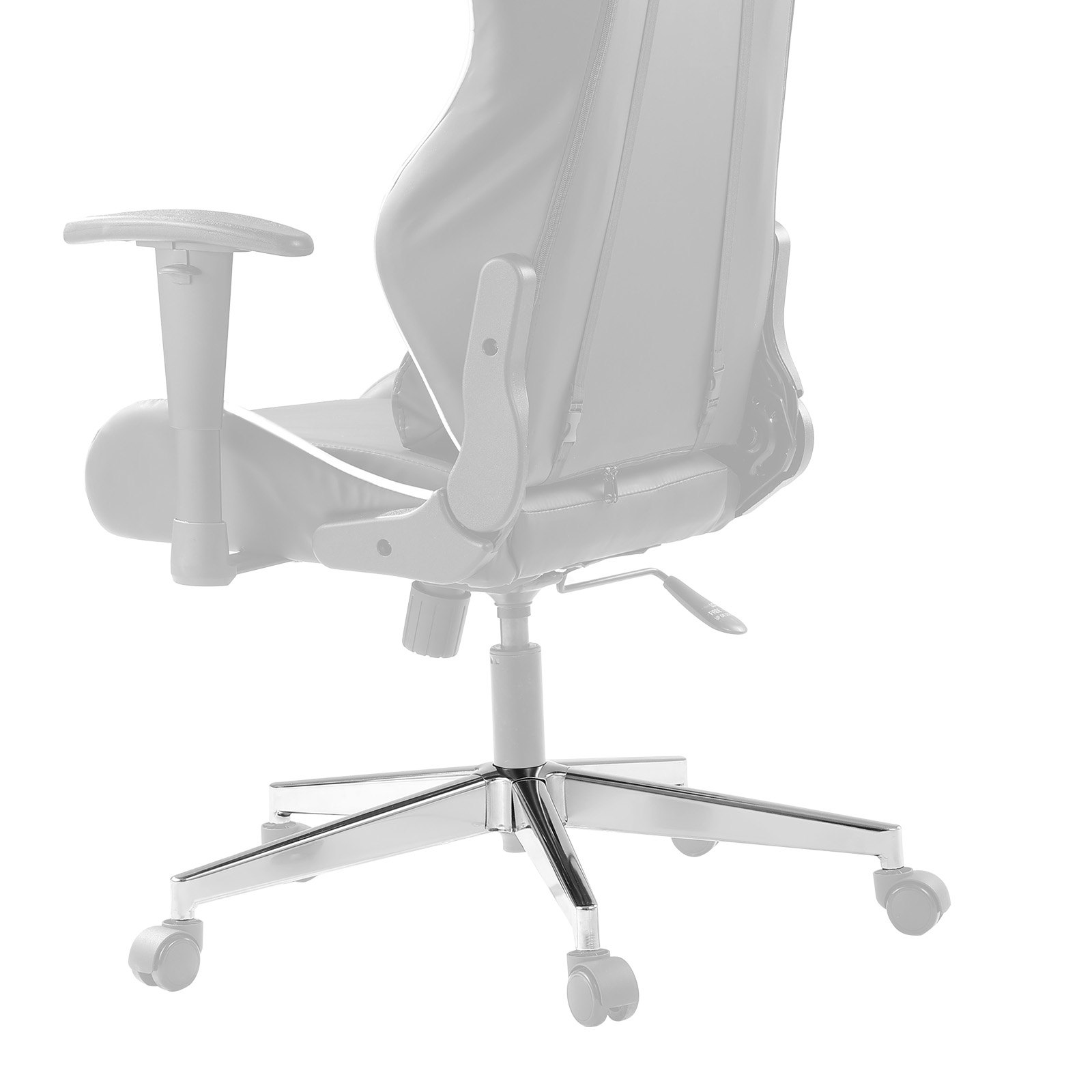 VEVOR Base Sostitutiva per Sedia da Ufficio, 710 mm, Base Universale per Sedia da Scrivania per Computer, Capacità Carico Statico 1134kg, con Gambe in Metallo Rinforzate, Base Sostituiva per Sedia