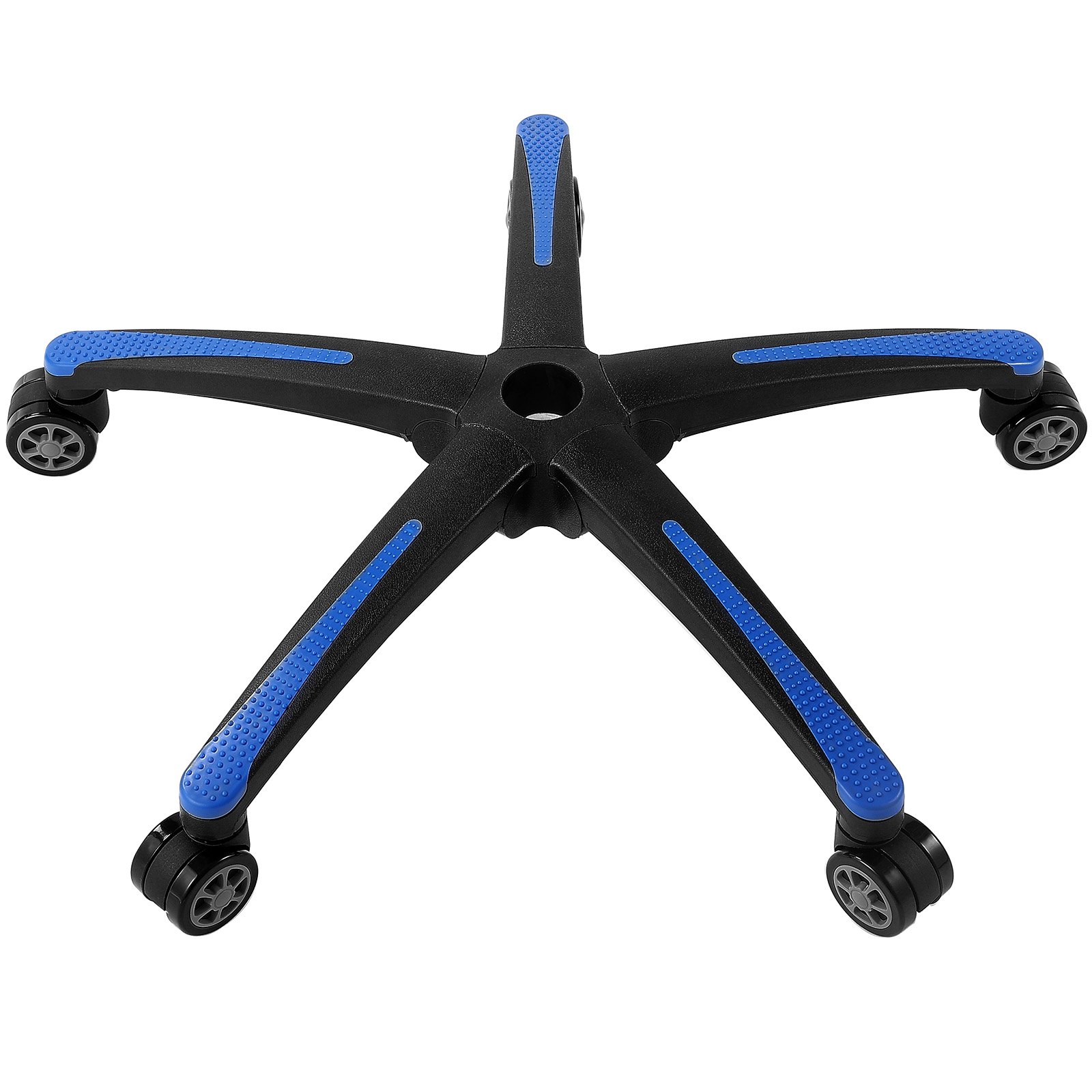 VEVOR Base Sostitutiva per Sedia da Ufficio, 710 mm, Base Universale per Sedia da Scrivania per Computer, Capacità Carico Statico 1134 kg, 5 Rotelle, Gambe Rinforzate, Base per Sostituire Sedia