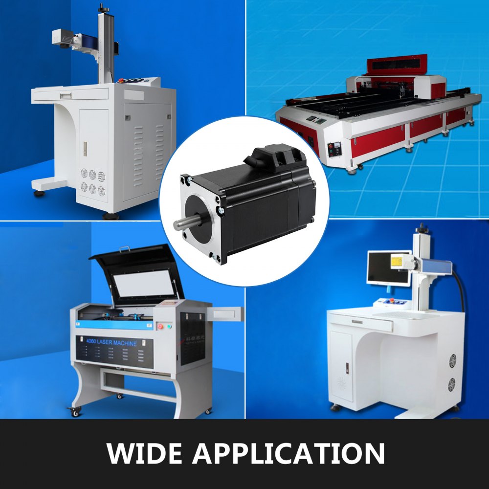 Nema23 2n.m Closed Loop Hybrid Servo Motor Stepper Motor 110mm Output Current Peak 6.0a 2phase & Servo Driver Controller Cnc Kit For Cnc Router Engraving Milling Machine