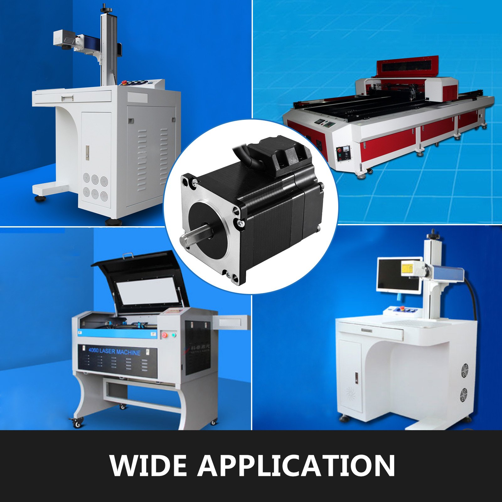 Nema23 1.3n.m Servo Motor Stepper Motor 90mm 3a 2phase & Servo Driver Controller Cnc Kit For Cnc Router Engraving Milling Machine