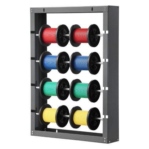 10 Supporti Forati Per Filo Di Tensione Ø4 Mm - Fissaggio A Bullone Per Recinzioni - Colore Grigio, Foro 8mm - 2