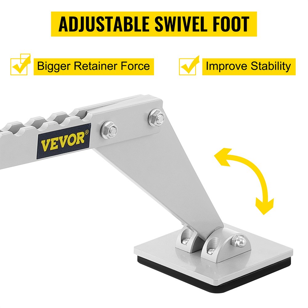 VEVOR 625mm Leveling Rod Single Leg Dent Puller 200mm Dent Pull Bar Portable Leveling Rod 6 Claw Hooks