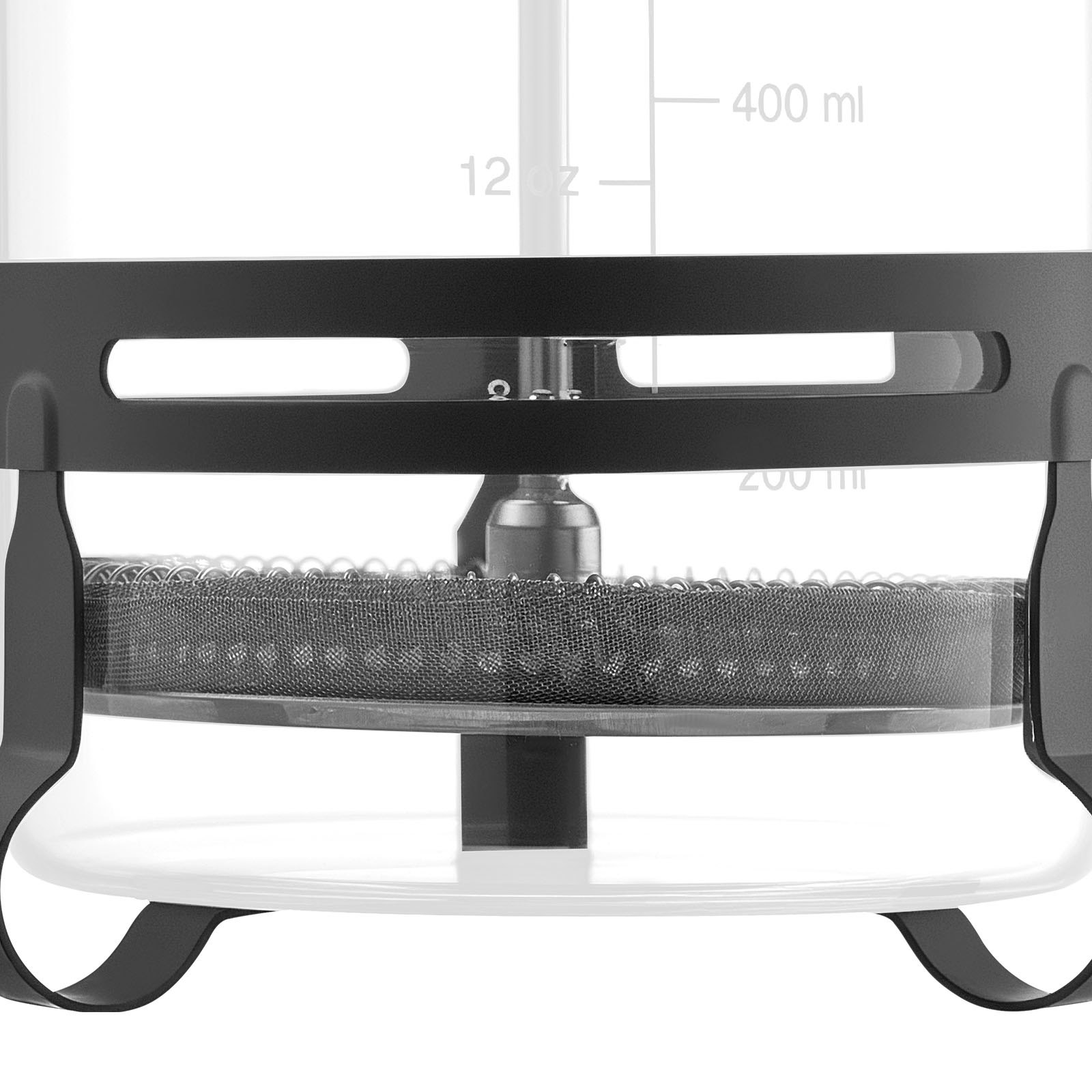 VEVOR Caffettiera a Pistone Francese, Caffettiera Francese French Press da 1 Litro in Vetro Borosilicato con Filtro in Acciaio Inox, per Caffè o Tè, Viaggio, Cucina, Ristorante