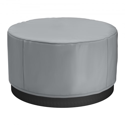 VEVOR Copertura per Vasca Idromassaggio da Esterno Rotonda 2000x850mm Grigio