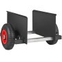 VEVOR Carrello per Pannello Cartongesso, Carrello per Pannelli Carico max. 272 kg, Carrello di Trasloco 412 x 490 x 290 mm del Pannello Movimentazione di Pannelli Porte Legno, Carrello Porta Pannelli