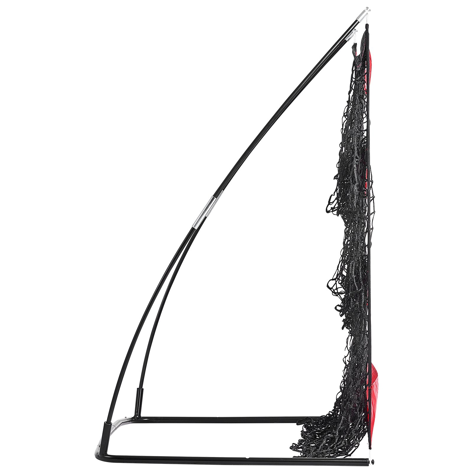 VEVOR Pitching Net, Pitching Target with 9 Numbered Pockets, Baseball & Softball Pitching Target Made of Polyester, Pitcher Net for Youth and Adults, Portable Quick-Assembly Design, Red