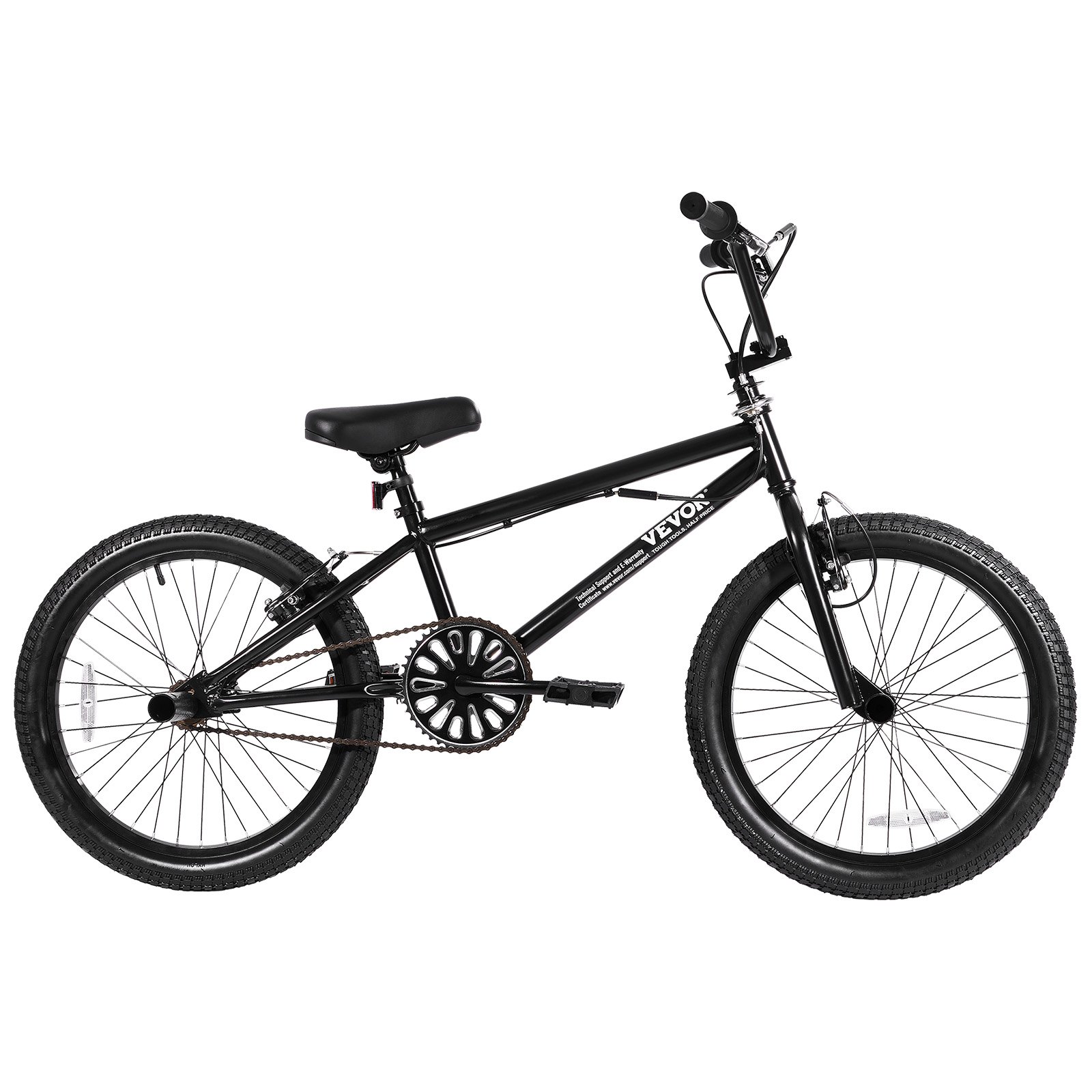 VEVOR Bicicletta BMX con Ruote 50,8 cm Bicicletta Freestyle con Rotore a 360° 4 Picchetti, per Ciclisti di Livello Principiante e Avanzato, per Adolescenti, Adulti, Resistente Telaio in Acciaio Hi-Ten