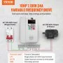 VEVOR VFD 7,5 KW Variatore di Frequenza per Controllo Velocità Motore Trifase