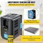 VEVOR Inverter Carico Convertitore di Frequenza Variabile, 220 V 4 KW H100-4S2-1B VFD Inverter Convertitore di Frequenza per Macchine Avvolgitrici, Miscelatori, Estrusori, Taglierine, Avvolgitori