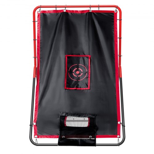 BaseGoal Rete Da Rimbalzo Multisport - Baseball, Softball, Pallavolo, Calcio - Con Bersaglio E Telaio Regolabile