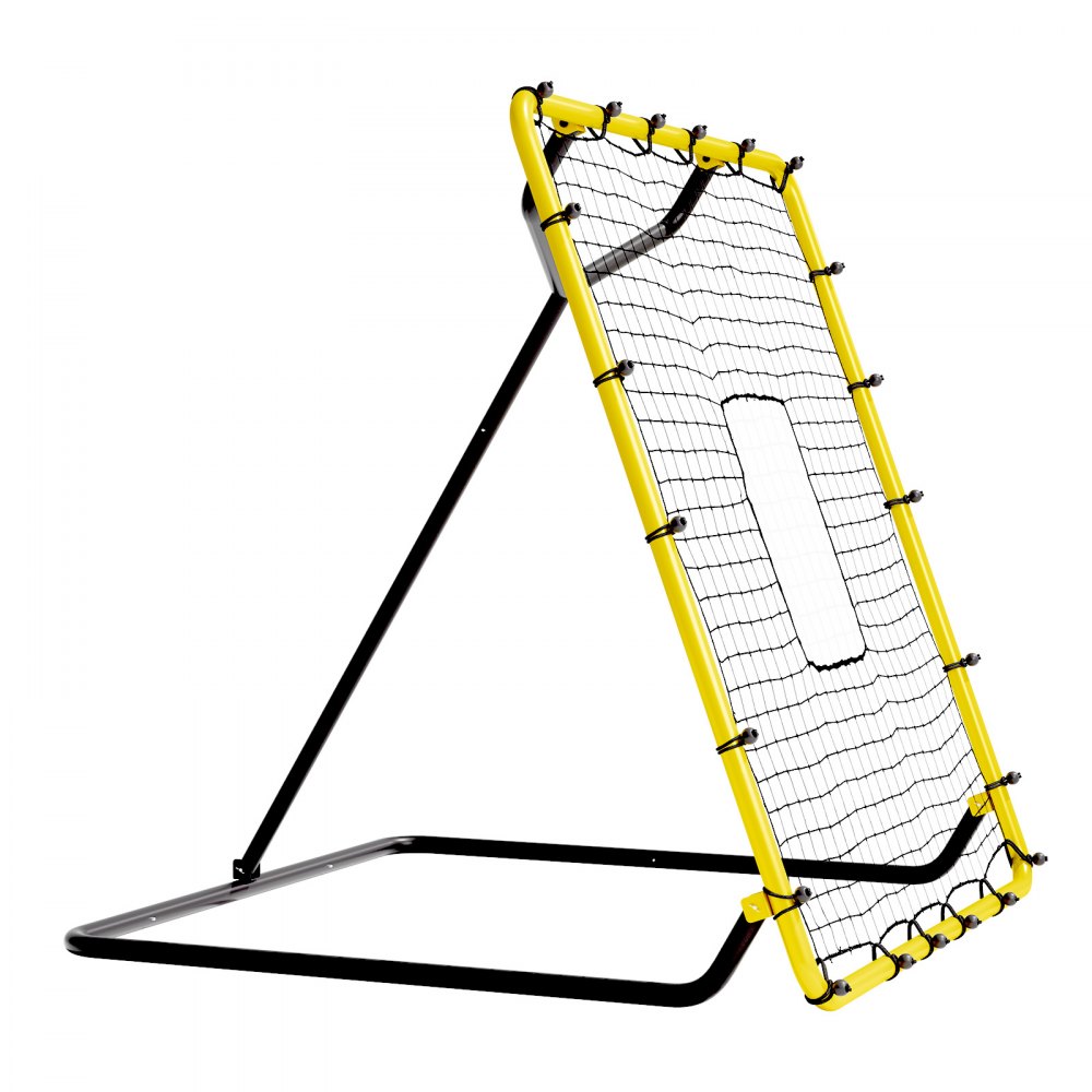 VEVOR Rete da Rimbalzo per Baseball Softball, Rete da Baseball PitchBack 1219,2x1371,6mm per Allenamenti Lancio Fielding, Rete Rimbalzo per Allenatore, Rete da Battute Angolo Regolabile Allenamento