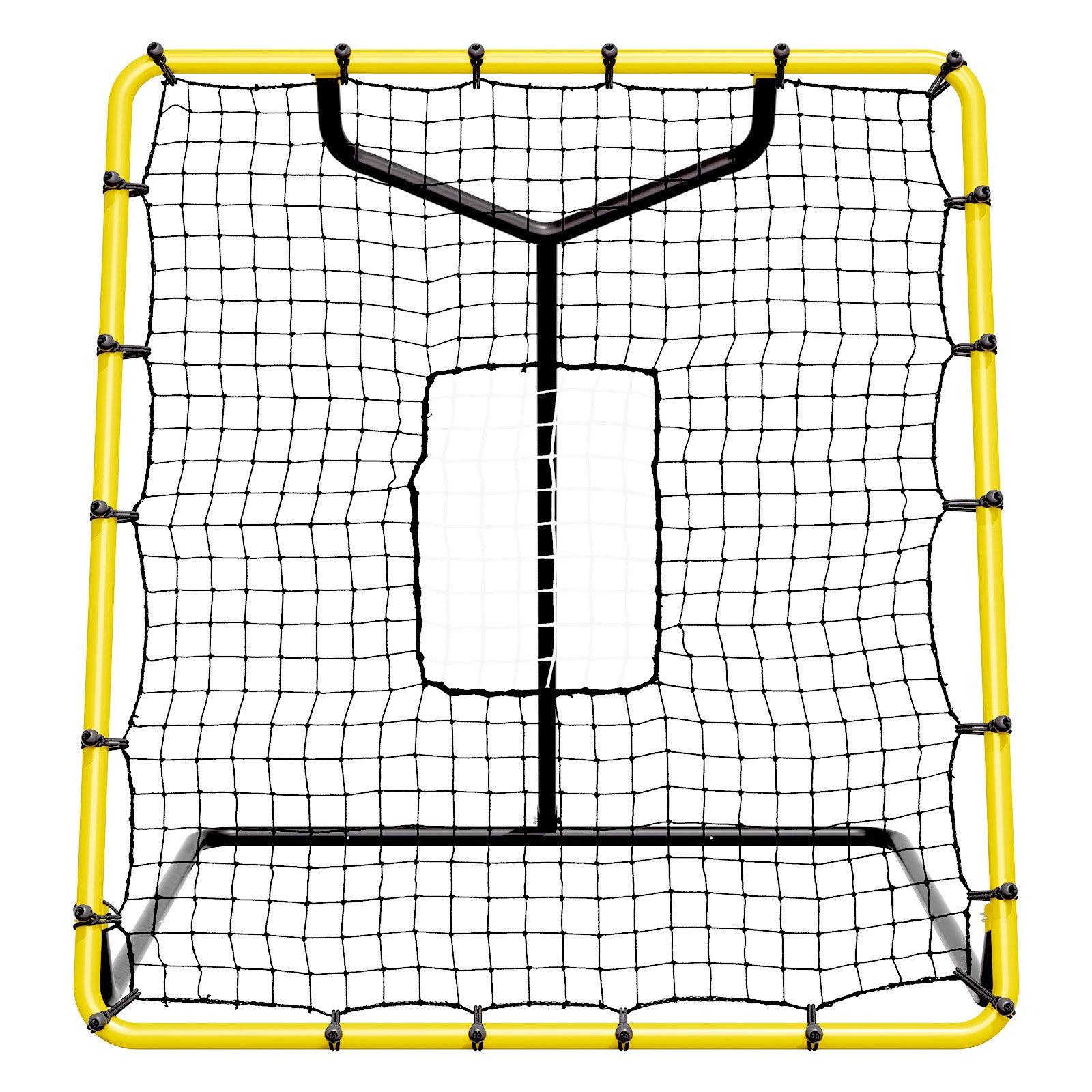 VEVOR Rete da Rimbalzo per Baseball Softball, Rete da Baseball PitchBack 1219,2x1371,6mm per Allenamenti Lancio Fielding, Rete Rimbalzo per Allenatore, Rete da Battute Angolo Regolabile Allenamento