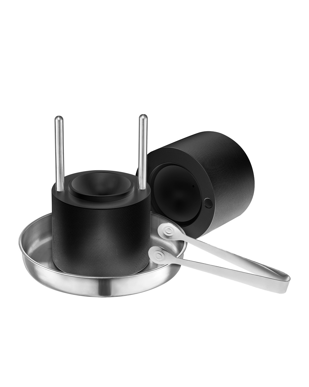 VEVOR Kit Pressa per Palline Ghiaccio, Pressa per Ghiaccio Alluminio Aeronautico Stampo per Palline Ghiaccio, Kit con Pinza, Vassoio Raccogligocce Bicchiere, Produttore di Palline di Ghiaccio 60mm