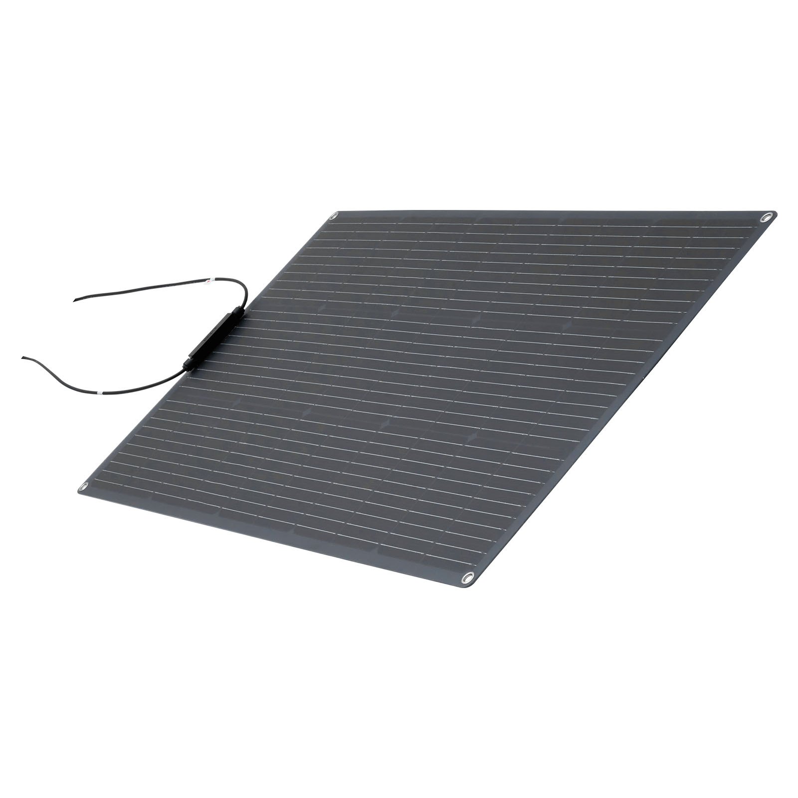 VEVOR Pannello Solare Monocristallino Semi-Flessibile da 100 W, Caricabatterie Mono Off-Grid con Alta Efficienza con Uscita MC4, Impermeabile IP67 per Superfici Curve di Cabine di Camper e Auto