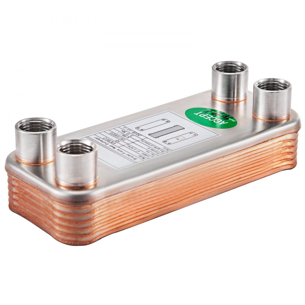 Scambiatore Di Calore A 10 Piastre Scambiatore Per Riscaldamento 1/2" Bsp Fpt