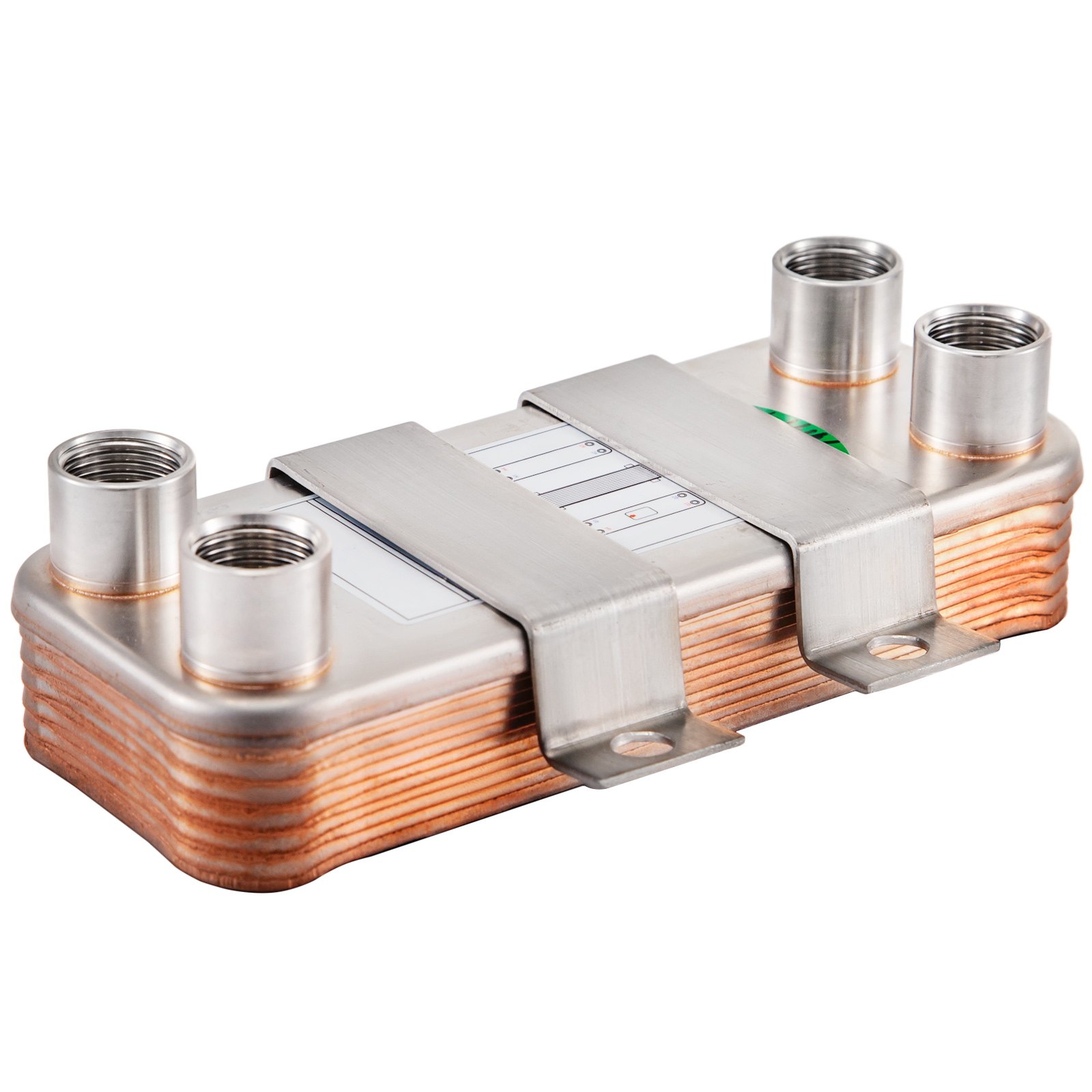 Scambiatore Di Calore A 10 Piastre Scambiatore Per Riscaldamento 1/2" Bsp Fpt