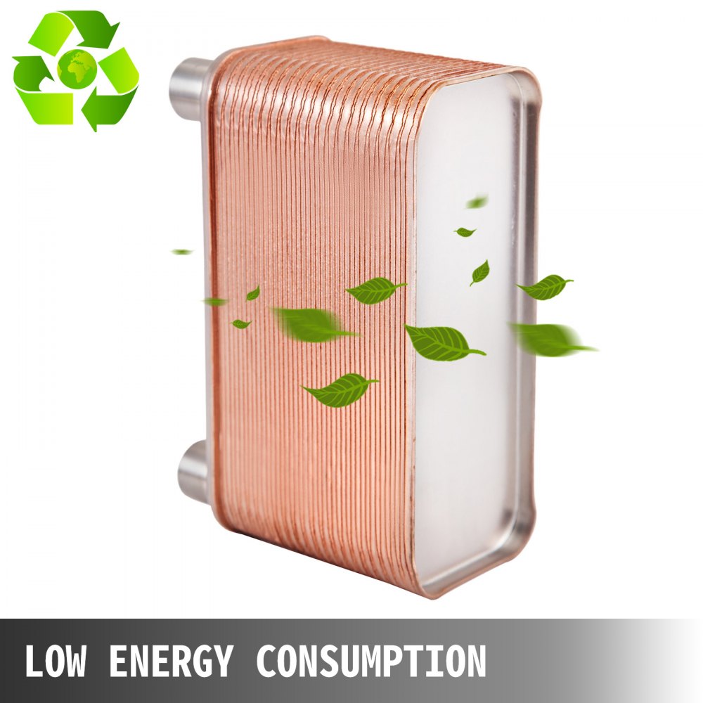 Scambiatore Di Calore A 40 Piastre saldobrasato 1/2 "bsp Fpt Per riscaldamento