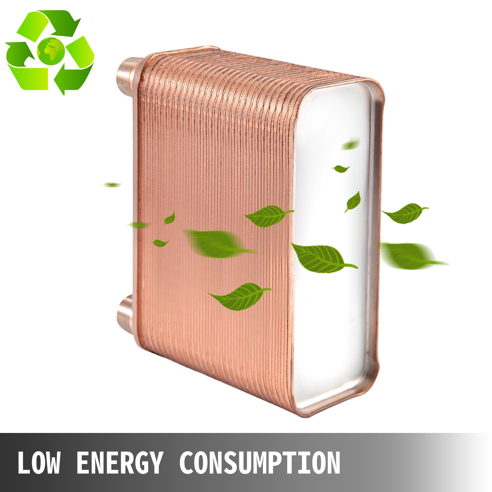 Scambiatore Di calore 50 Piastre  3/4" Mnpt Scambiatore Per riscaldamento