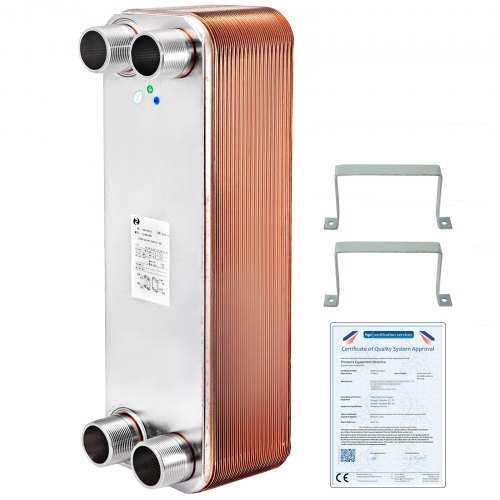 Scambiatore di Calore 40 Piastre Scambiatore di Calore per Riscaldamento