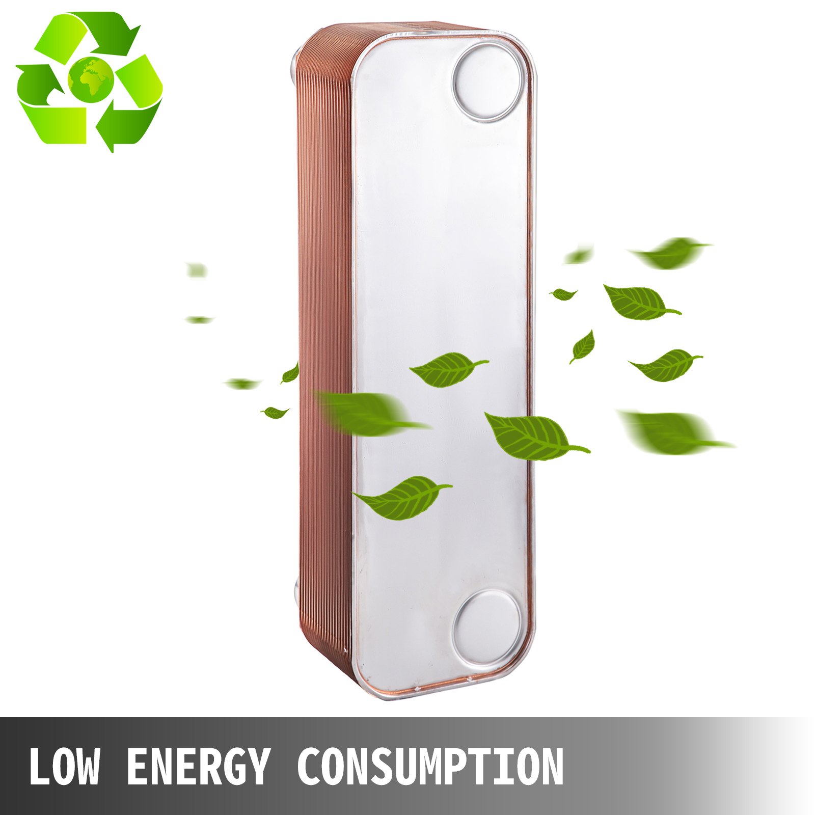 Scambiatore di Calore 40 Piastre Scambiatore di Calore per Riscaldamento