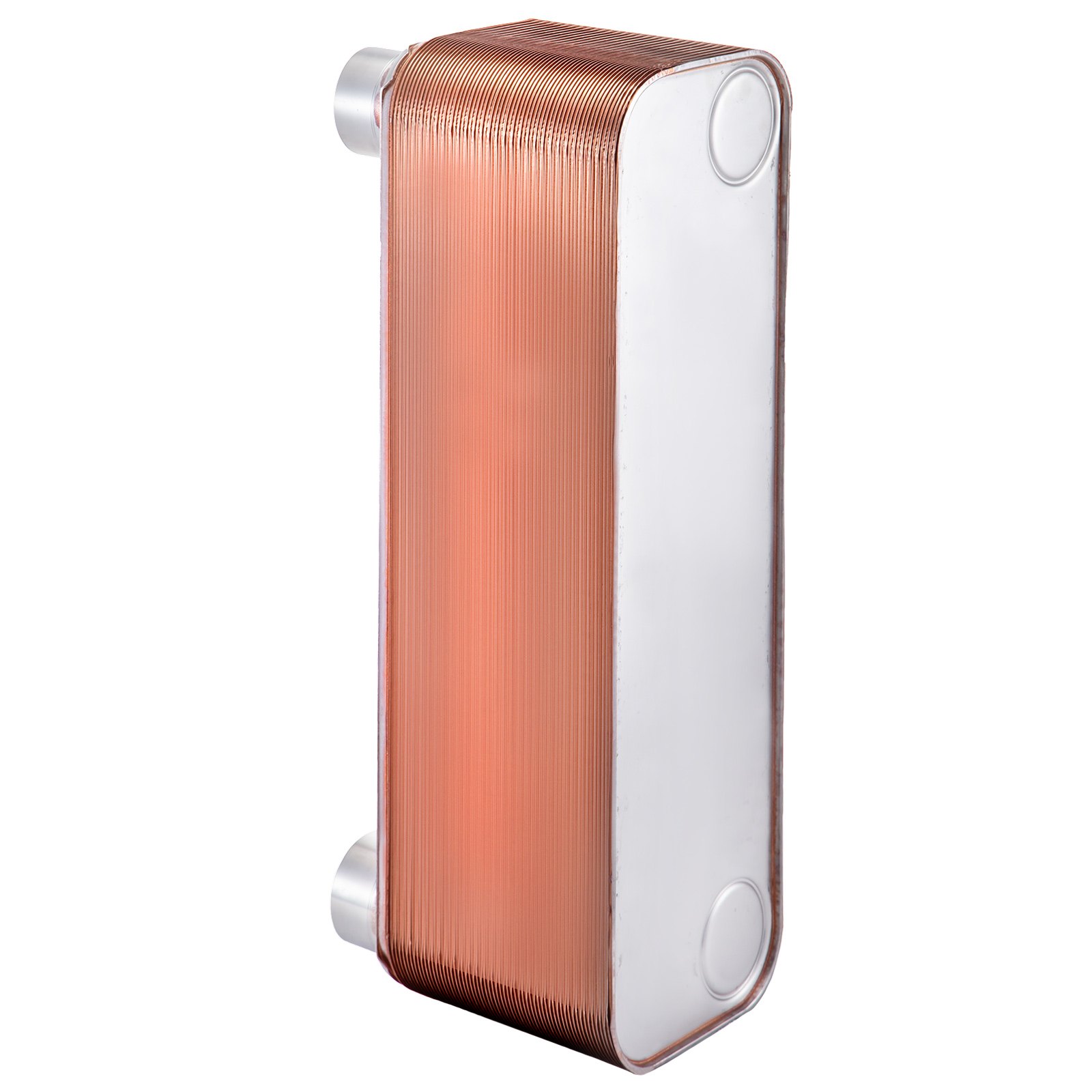 Scambiatore Di Calore 60 Piastre 316l + 99,9% Rame Per Riscaldamento 2" Fnpt