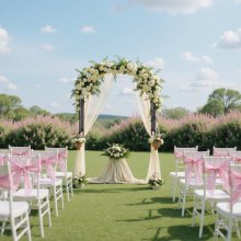 VEVOR Arco da Giardino 240x150x40 cm, Arco per Decorazione Matrimonio in Metallo, Supporto da Giardino per Piante Rampicanti Tubi in Acciaio Zincato, Supporto per Piante Rampicanti e Rose