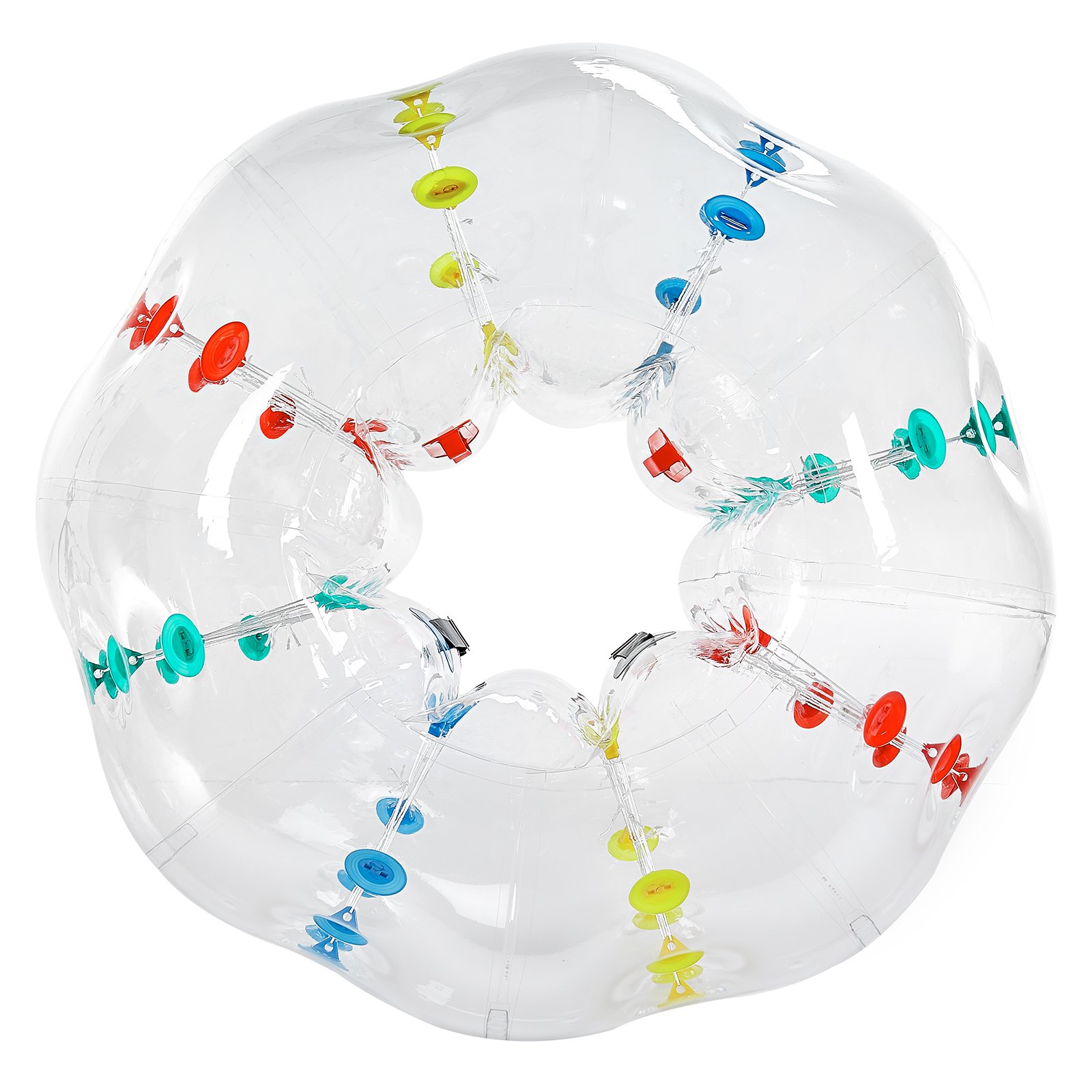 VEVOR Palline Paraurti Gonfiabili, Vestito Portatile di Sumo della Palla 0,8mm di Spessore per Sport all'Aperto Gioco di Squadra, Giocattolo per Giardino Cortile Parco, Multicolore 1,5 m