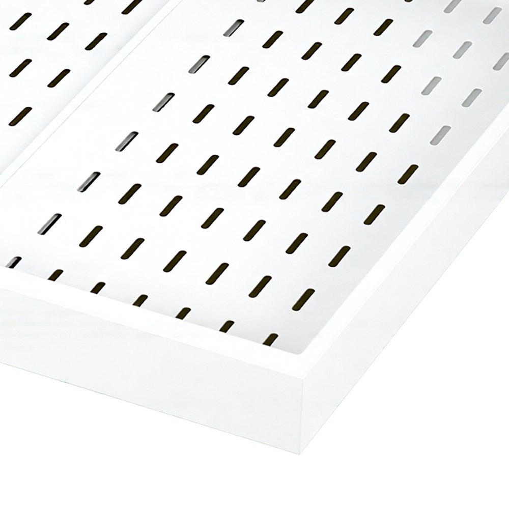 VEVOR Organizer Portaoggetti Estraibile Sottolavello, Cestello Estraibile Sotto Lavandino per Armadietto 2 pezzi Dimensioni 520 x 302 x 65 mm, Ripiano per Armadietti Cucina Bagno, Colore Bianco
