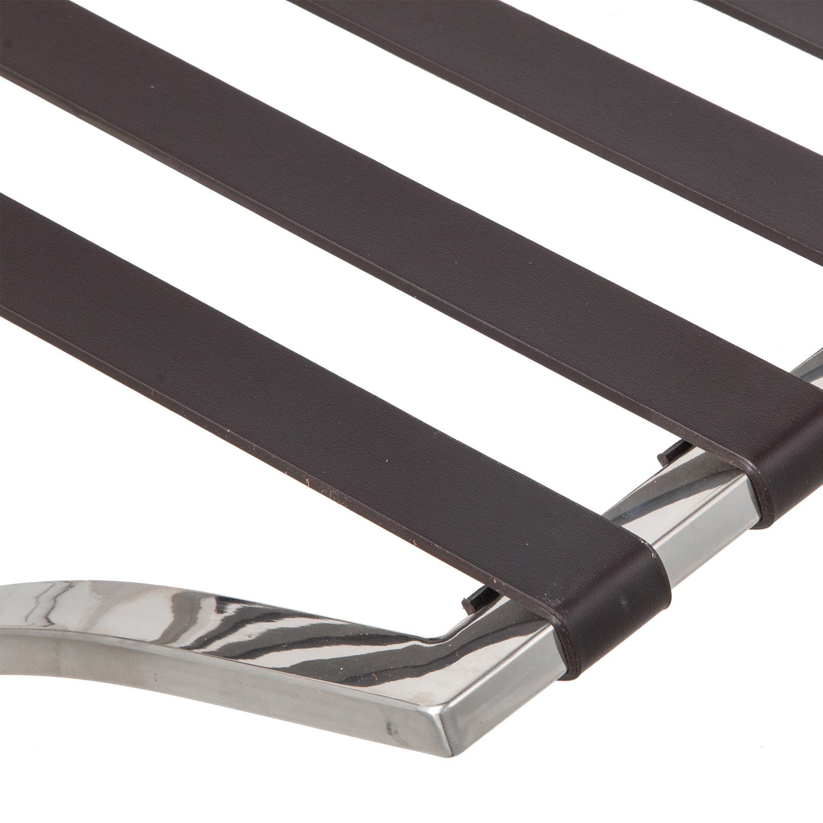 Poltrona Sedia Lounge In Pelle Pu Stile Barcellona Portico Pelle Fiore