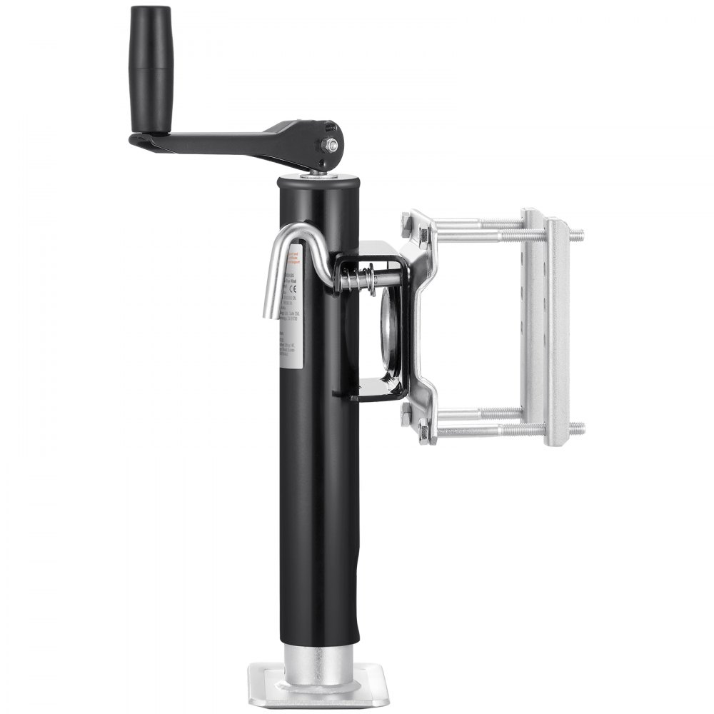 VEVOR trailer jack, 907 kg dynamic lifting capacity, robust, swiveling support leg, 265-515 mm support leg with handle for caravans, horse trailers, utility trailers and yacht trailers