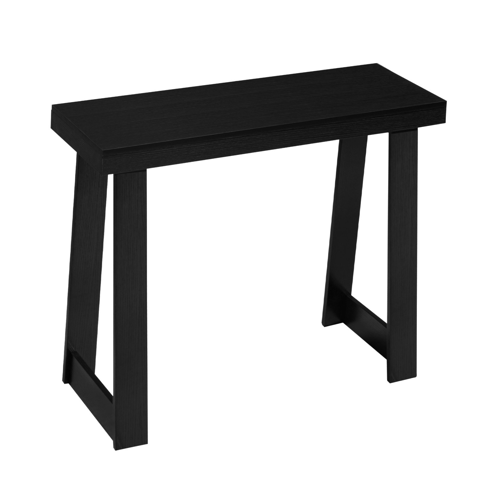 VEVOR Tavolo d'Ingresso Dietro il Divano 91,5 x 30,5 x 81 cm, Tavolino Laterale Rettangolare in Pannello Multistrato per Corridoio, Camera da Letto, Soggiorno, Moderno Tavolo da Corridoio Nero