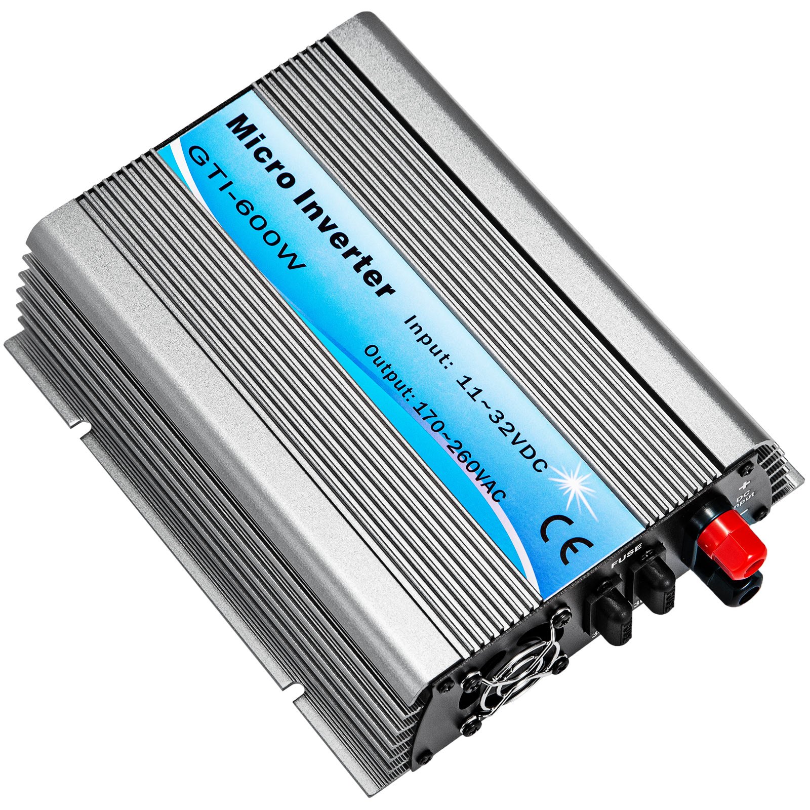 Vevor Inverter Collegato Alla Rete Solare 600w Mttp Grid Tie Invertitore 11-32 V