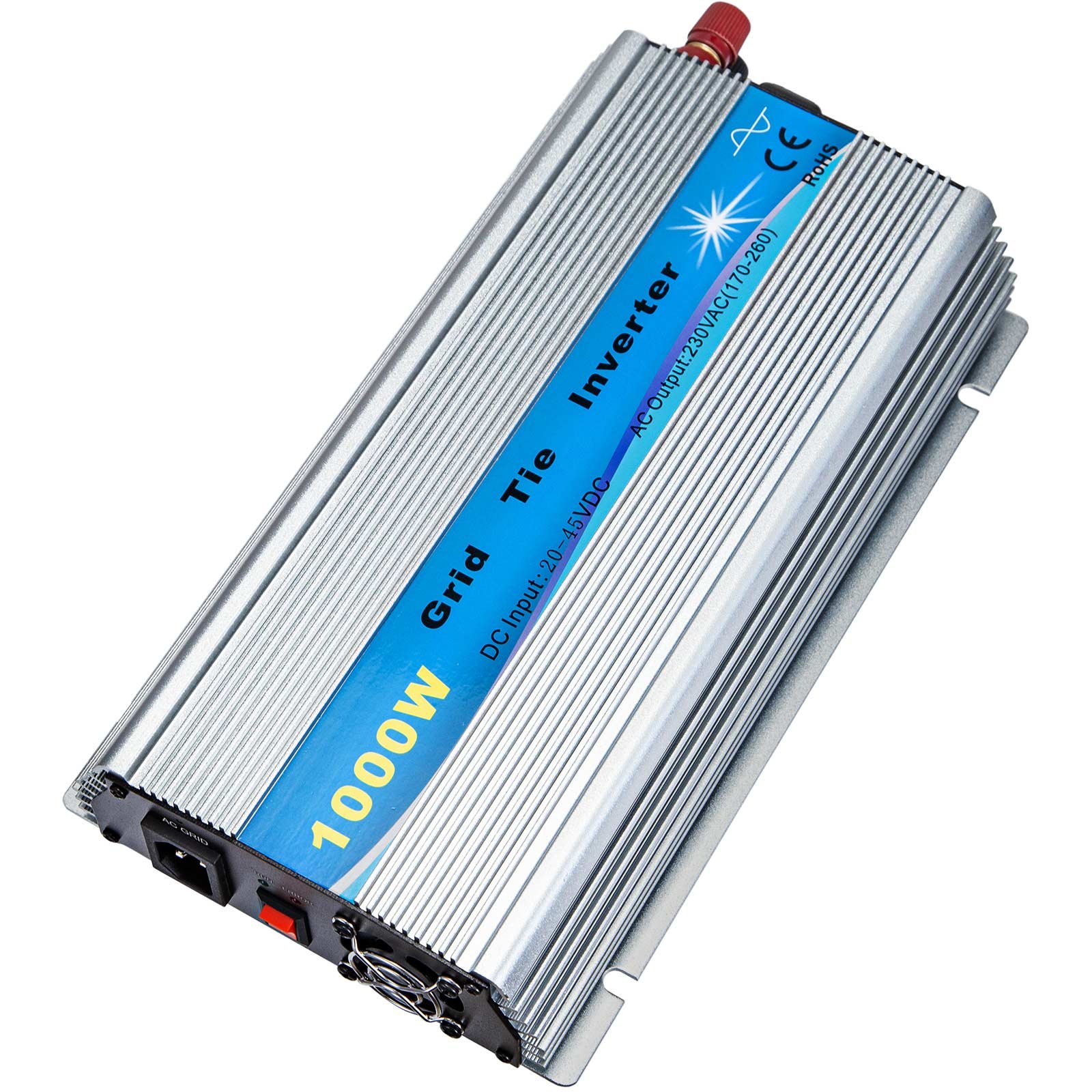 Vevor Inverter Collegato Alla Rete Solare 1000w Mttp Grid Tie Invertitore 20-45v