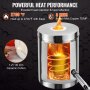 VEVOR crogiolo per fusione Kit Forno Fusorio a Gas Propano per Metalli Capienza 6KG Temperatura 1482°C