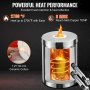 VEVOR crogiolo per fusione Kit Forno Fusorio a Gas Propano per Metalli Capienza 12KG Temperatura 1482°C