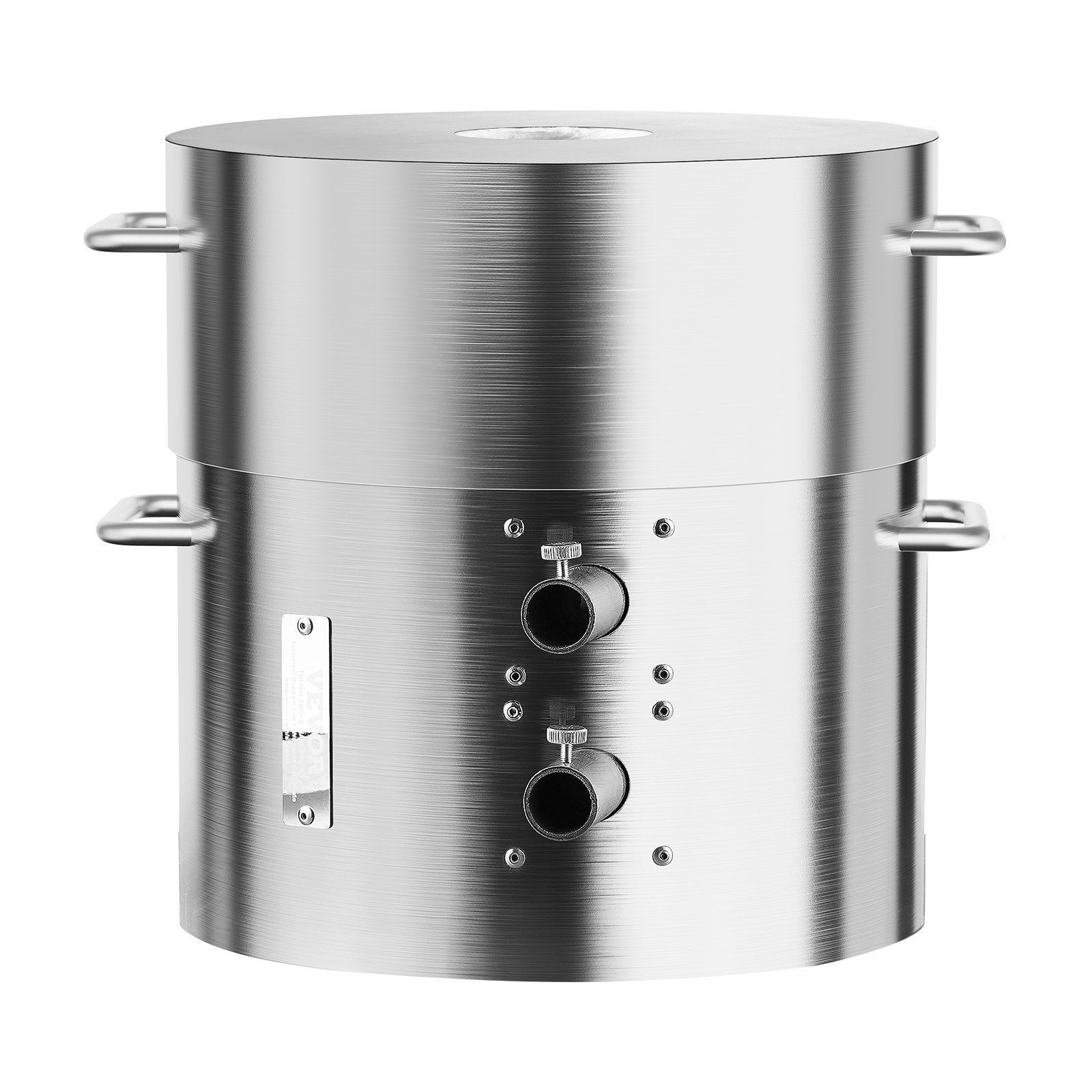 VEVOR Kit di Forno Fusorio a Gas Propano Capienza 16kg Temperatura Massima 1370℃ Corpo di Forno in Acciaio Inox per Metalli Fabbri Raffinerie, Kit di Forno di Fusione con 2 Bruciatori a Propano