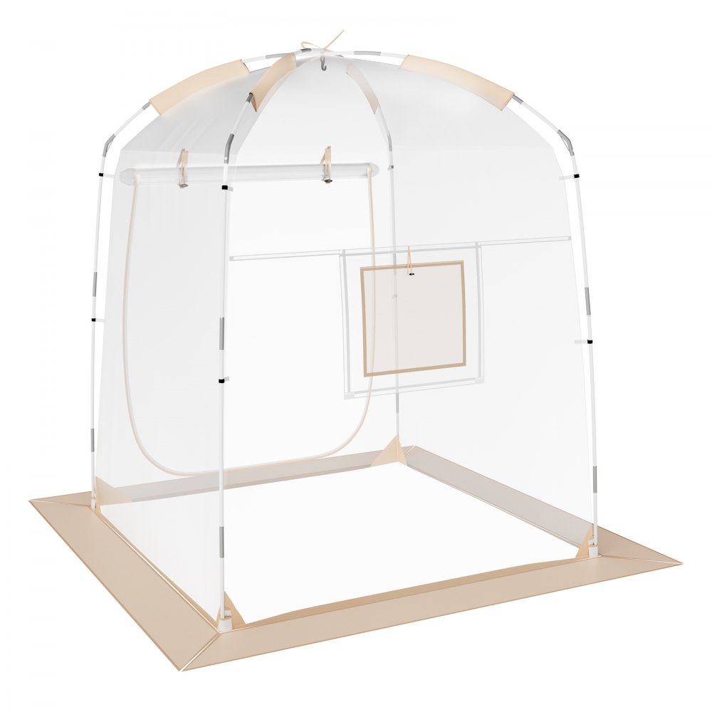 VEVOR Tenda Sportiva Trasparente per 1 Persona, Tenda a Bolle Istantanee, Resistente alle Intemperie, Tenda Riparo Esterno con Visione Chiara, Tenda per Calcio, Eventi Sportivi, Pesca all'Aperto