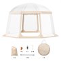 VEVOR Tenda Sportiva a Bolle Pop-up Trasparente 8-10 Persone Eventi Sportivi