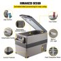 VEVOR Frigorifero Portatile 45 L frigo portatile elettrico Piccolo Frigorifero 60 W Frigorifero per Auto 27 x 14 x 18 Pollici Congelatore Domestico