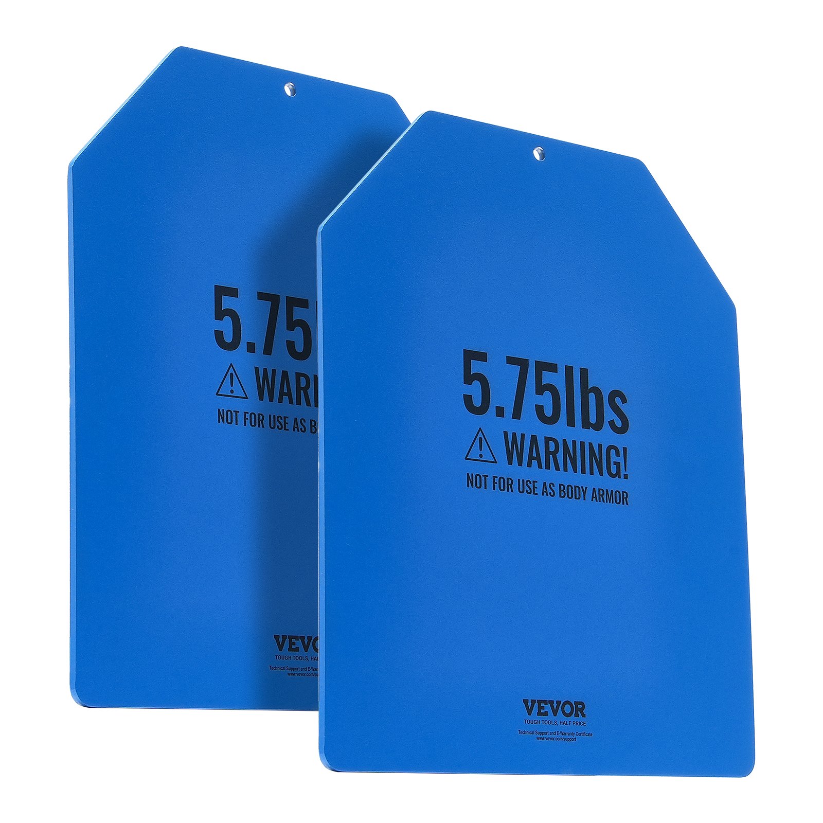 VEVOR Piastre per Giubbotti Zavorrati, Coppie 2,6 kg, Piastre Zavorrate in Acciaio Alta Qualità, Vestibilità Ergonomica Sagomata WOD, peso Aggiuntivo per Giubbotti Zavorrati, per Allenamento Forza
