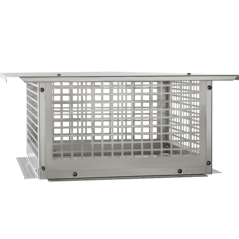 VEVOR chimney cowl, stainless steel 304, 582x582x245mm, bird guard, rain cap, 2 installation methods, compatible with various chimney types